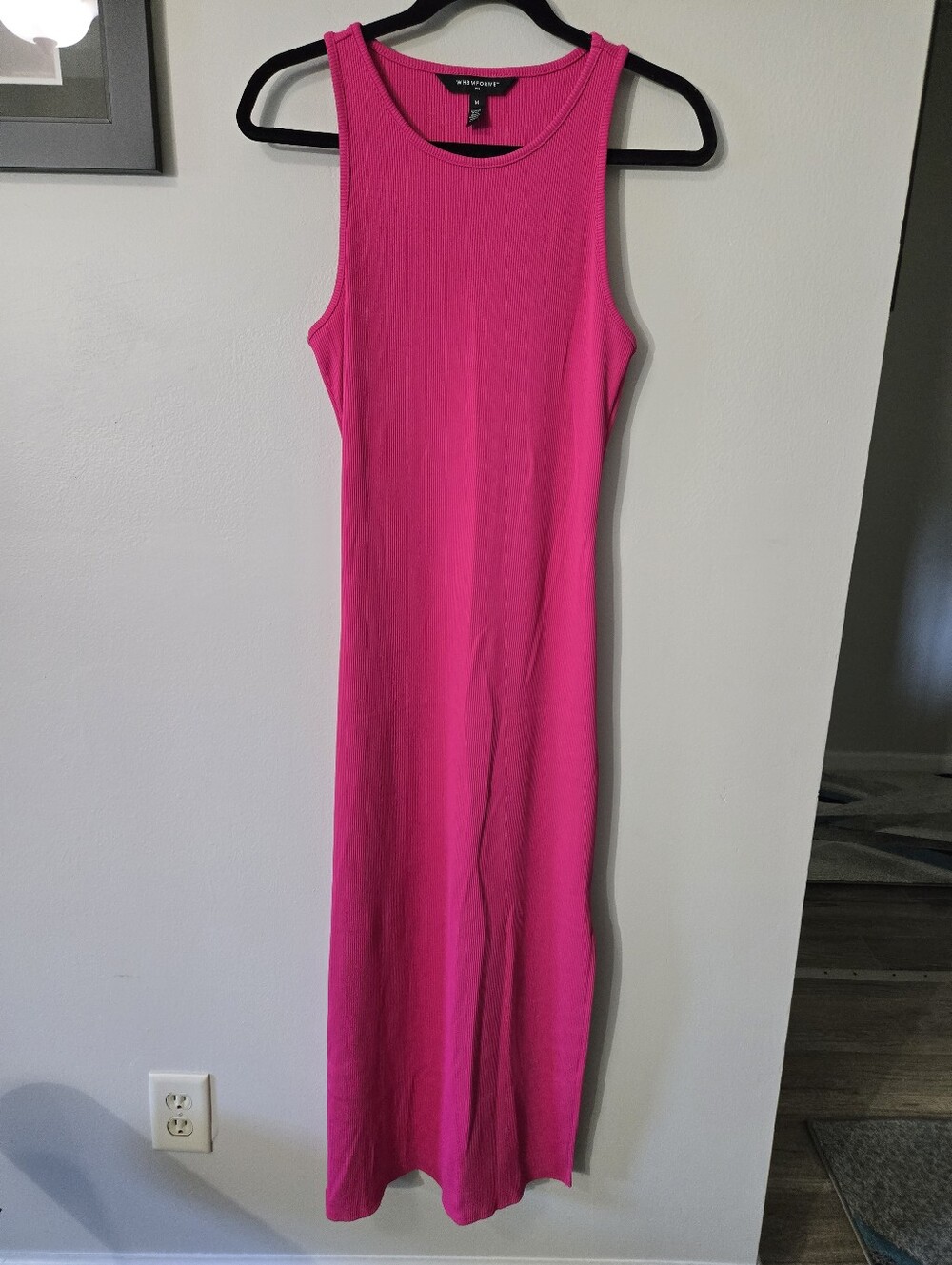WHBM FORME Rib Sleeveless Midi Dress, M, EUC - Picture 10 of 13